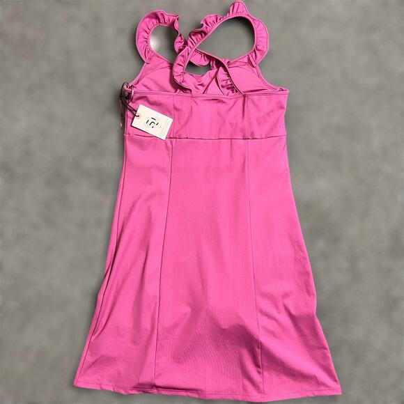 Sincerely Jules Tennis Dress SMALL Golf Mauve Athletic Lined Sports UPF 50 Sport - Picture 3 of 9